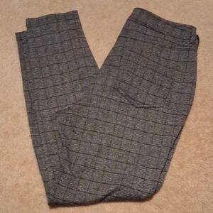 Simply Vera Vera Wang Women's Gray Plaid Skinny Pants